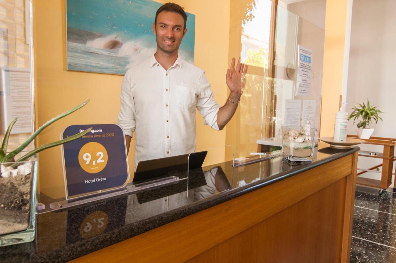 Hotel Greta B&B Rimini Bagian luar foto